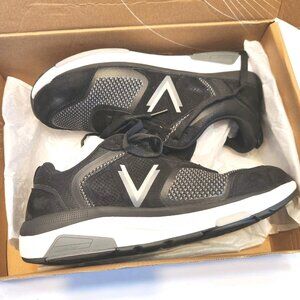 New Vionic Walk Strider Knit Men's Size 10.5 M Black, Gray & White Shoes